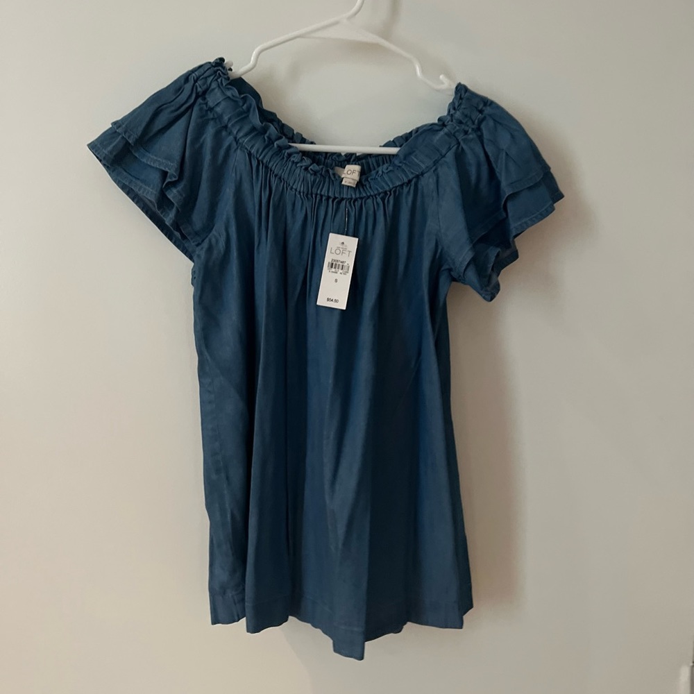Loft blouse S never worn NWT